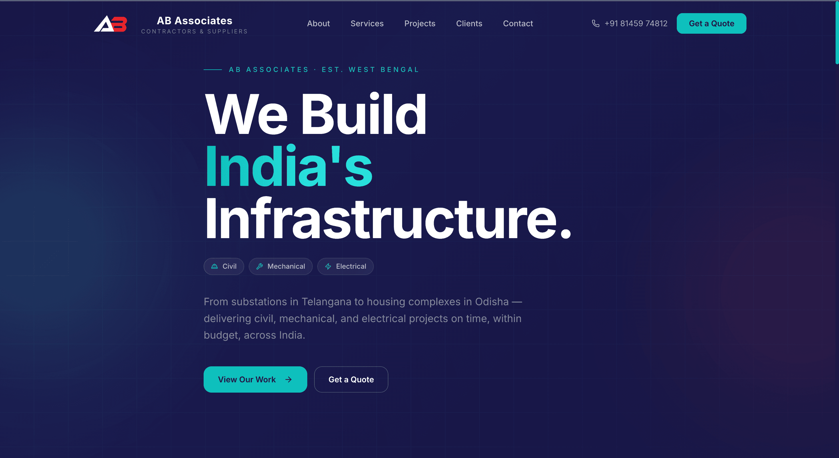 AB Associates — Business Portfolio Website